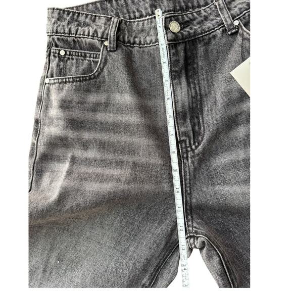 TATIKA long black cotton high waist jaens sz M - Picture 9 of 12